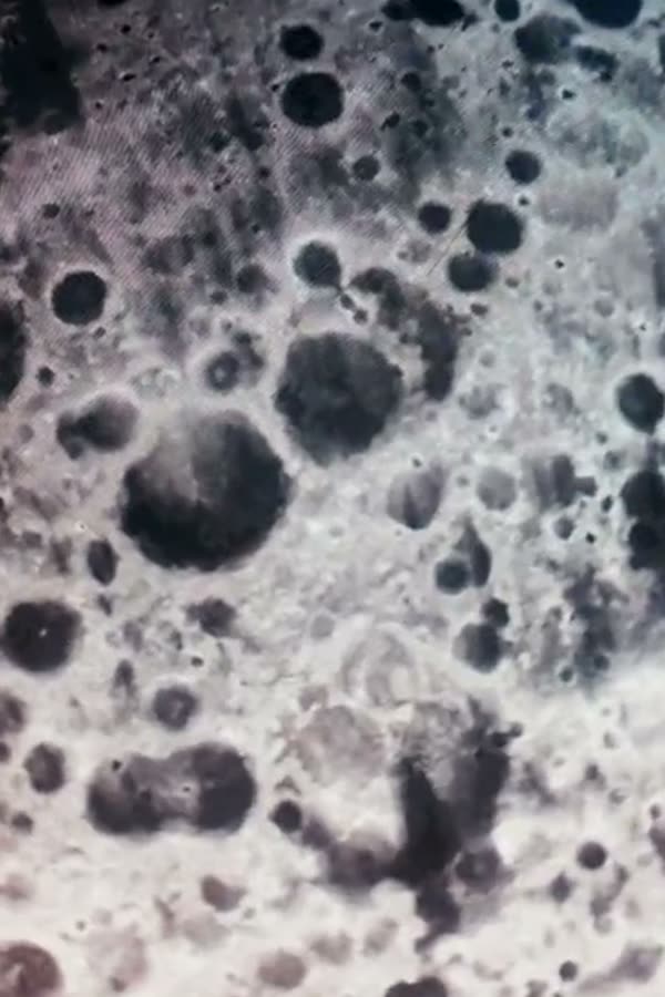 The surface of the moon sculpture